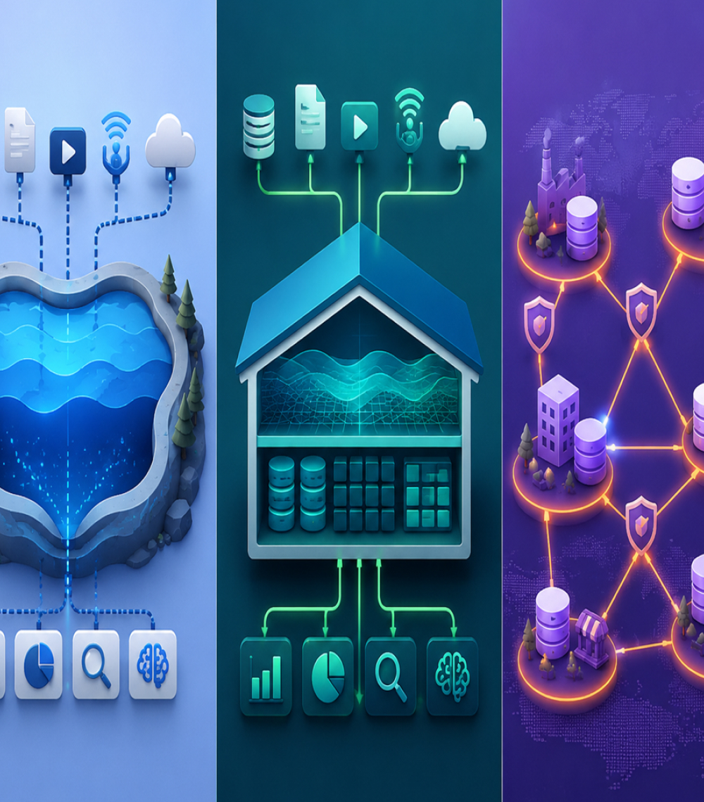 Data Lake vs. Data Lakehouse vs. Data Mesh: Key Differences and Use Cases